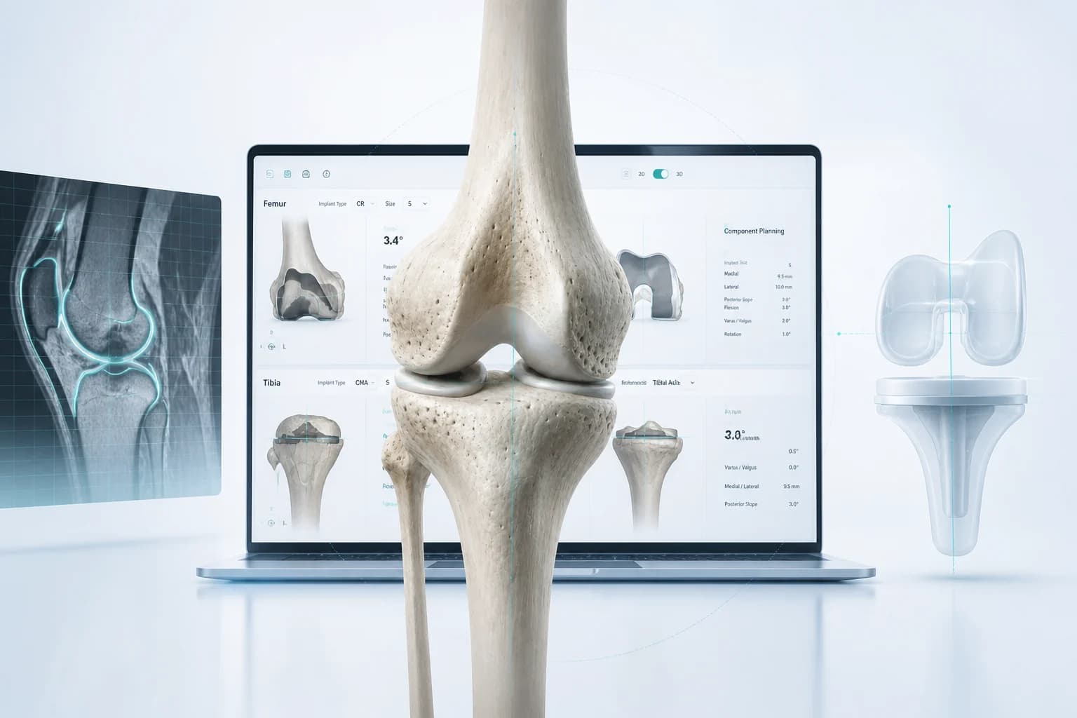 OrthoAlign AI: MRI segmentation, 3D knee anatomy, and personalized implant planning